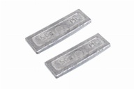 Závažie z lepeného olova, nepotiahnuté, 50 gr, 2 ks