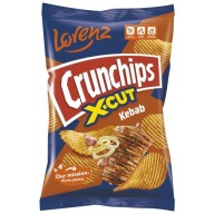 CRUNCHIPS Vlnité chrumky X-CUT Kebab Kebab Flavor Kebab 140g LORENZ