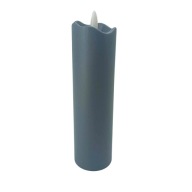 SVIEČKA LED 17,5 CM SIVÁ