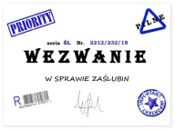 SVADOBNÉ POZVÁNKY NA OBÁLKU SVADOBNÉHO VOLANIA
