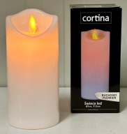 LED sviečka 17,5 cm / 7 cm Cortina pohyblivý plameň