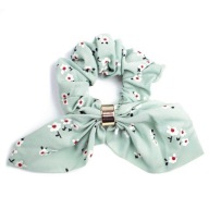 Gumička do vlasov FROTKA, šatka SCRUNCHIES, mätová