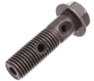 Koncová skrutka brzdového vedenia dlhá pre dvojité svorky 10x1,25 mm