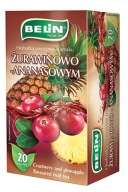 Brusnicový a ananásový čaj 20 sáčkov BELIN