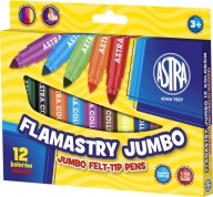 JUMBO popisovače 12 COLORS ASTRA 314110001
