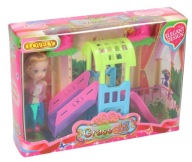 Mini bábika + šmykľavka 5898
