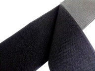 Krajčírsky suchý zips 100 mm na šitie, sada suchých zipsov bez lepidla, ČIERNA