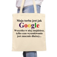 Moja taška je ako google - taška - prírodná