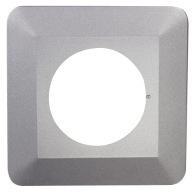 ZAMEL JEDNODUCHÝ STRIEBORNÝ KRYT NA STENU OSX-910-SRB
