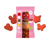 Ovocná desiata pre deti Zdravá želé fazuľka bez cukru JABLKO JAHODA BIO 25g