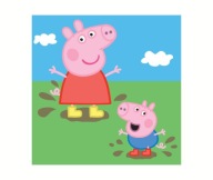 Čarovná osuška PEPPA PIG 30x30 bavlna