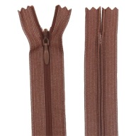 Zipsy KRYTÉ 20cm SVETLOHNEDÉ 1 ks.