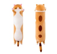 VANKÚŠEK DLHÝ CAT MASKOT MASKOT PLYŠOVÁ HRAČKA 50 CM XL
