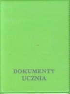 Vertikálny obal na študentské doklady, ZELENÝ