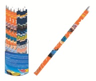 HOT WHEELS grafitová ceruzka HB s gumou, 1 ks.