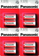 8x zinkovo-uhlíková batéria Panasonic C R14 1,5V
