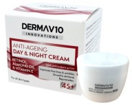 DENNÝ A NOČNÝ KRÉM DERMA V10 PROTI VRÁSKAM 45+