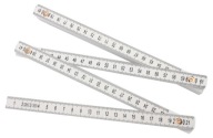 ABS vodotesný skladací meter, 2m biely meter