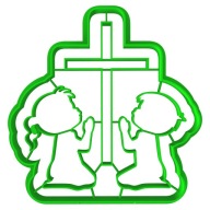 Formička Communion Cross Modlitba 5 10 cm
