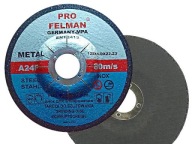 Kotúčové kotúče na brúsenie ocele, kovu, FELMAN PRO 125x6