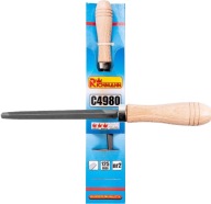 TROJUHOLNÍKOVÝ PILNÍK 125 mm Č. 2 S DREVENOU RÚČKOVOU RICHMANN C4980