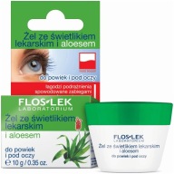 Očný gél Floslek s rozjasňovačom a aloe