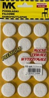 PLSTENÉ PODLOŽKY PRE PRÉMIOVÝ NÁBYTOK FI 25MM BIELE