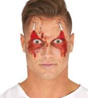 RANY ODRÁŽENÉ DOLE PREVRETÉ VIEČKA HALLOWEEN