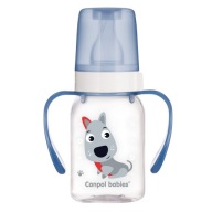 Canpol 120ml CUTE ANIMALS úzka fľaša s rúčkou