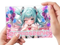 POZVÁNKA NA NARODENINY DIEŤAŤA HATSUNE MIKU + OBÁLKA ZDARMA