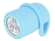 ENERGETICKÁ SILIKÓNOVÁ BICYKELOVÁ LAMPA S 3 DIÓDAMI