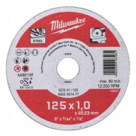 MILWAUKEE Rezný kotúč na oceľ a kovy 125x1
