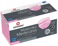 MASKA JEDNORÁZOVÁ OCHRANNÁ MASKA RUŽOVÁ 50 ks.
