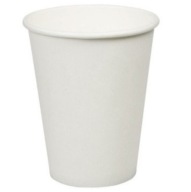 Biely papierový pohár na horúce nápoje 240 ml (na ďalší predaj)