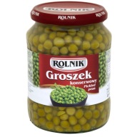 Rolnik Zelený hrášok konzervovaný v tégliku 720 ml
