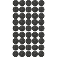 PLSTENÉ PODLOŽKY PRE NÁBYTkové STOLIČKY 15mm 45 ks