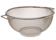 Kuchynské sitko s rúčkami, oceľ, 23 cm, sitko, kuchynský cedník, kov