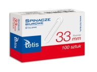 TETIS 33mm okrúhle sponky na papier, 100 kusov