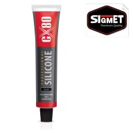 Vysokoteplotný silikón CX 80 čierny, tuba 80 ml, ohňovzdorný