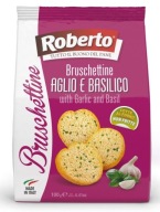 Cesnak a bazalka burschetta 100 g ROBERTO