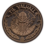 NÁŠIVA NA VELCRO ZNAK PVC ZNAK BOJOVNÍKA TIL VALHALL M-TAC COYOTE