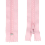 ŠPIRÁLOVÝ Zips #5 - 18 CM - SVETLO RUŽOVÝ
