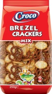 CROCO krekry a praclíky MIX 250g
