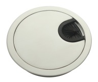 KOVOVÝ KÁBLOVÝ VSTUP KD-80 80 MM MATNÝ CHROM.