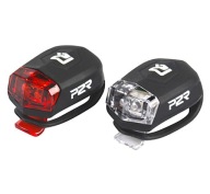 SET BICYKLOVÝCH SVIETIDIEL PRE LED BICYKEL PREDNÝ A ZADNÝ SET BICYKLOVÝCH SVIETIDIEL
