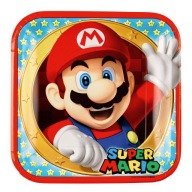 SUPER MARIO Bros narodeninové papierové taniere 23cm 8ks