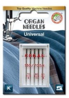 3106 - ORGAN poloploché ihlice, univerzálny mix 70-90