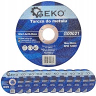 DISK PRE KOVOVÉ DISKY SADA 10X 125X1,2MM VYSTUŽENÉ REZNÉ KOTOUČE