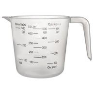Kuchynská odmerka Pohár s odmerkou 500 ml
