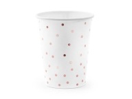 DOTS BIELE POHÁRKY 260 ML 6 KS.